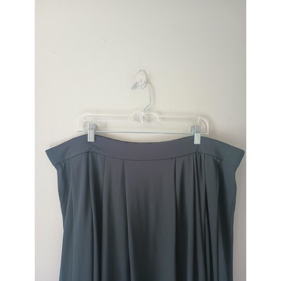 Eileen Fisher Women's Size 1x Black Skirt Mini Pockets Rayon Pleated Stretch - Picture 2 of 13